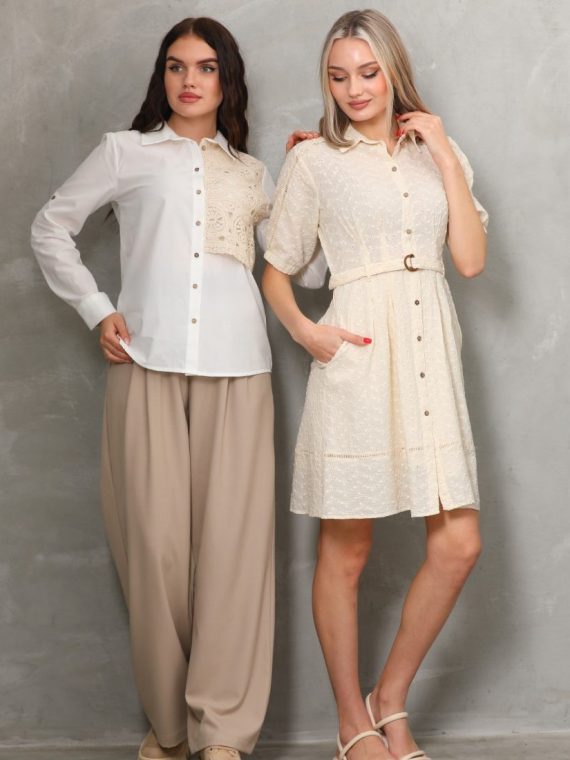 Brode Detaylı Gömlek