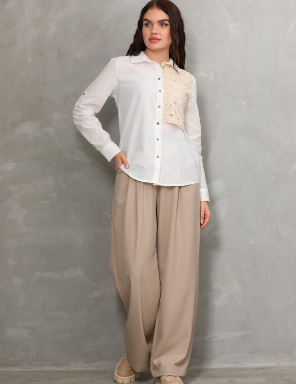 Brode Detaylı Gömlek