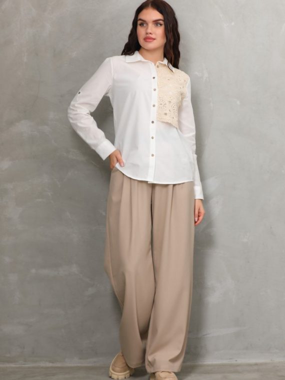 Brode Detaylı Gömlek