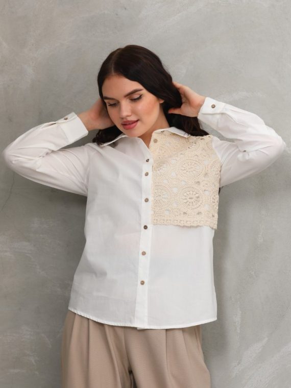 Brode Detaylı Gömlek