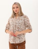 C Yaka Kolları Apoletli Gömlek