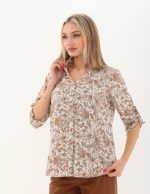 C Yaka Kolları Apoletli Gömlek