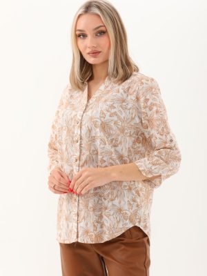 C Yaka Kolları Apoletli Gömlek (2) (Özel)