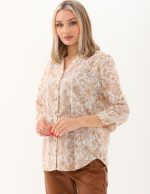 C Yaka Kolları Apoletli Gömlek