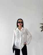 Dantel Aplike Gömlek