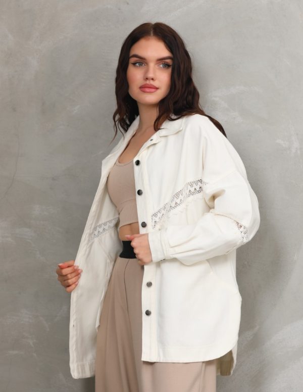 Dantel Detaylı Gömlek