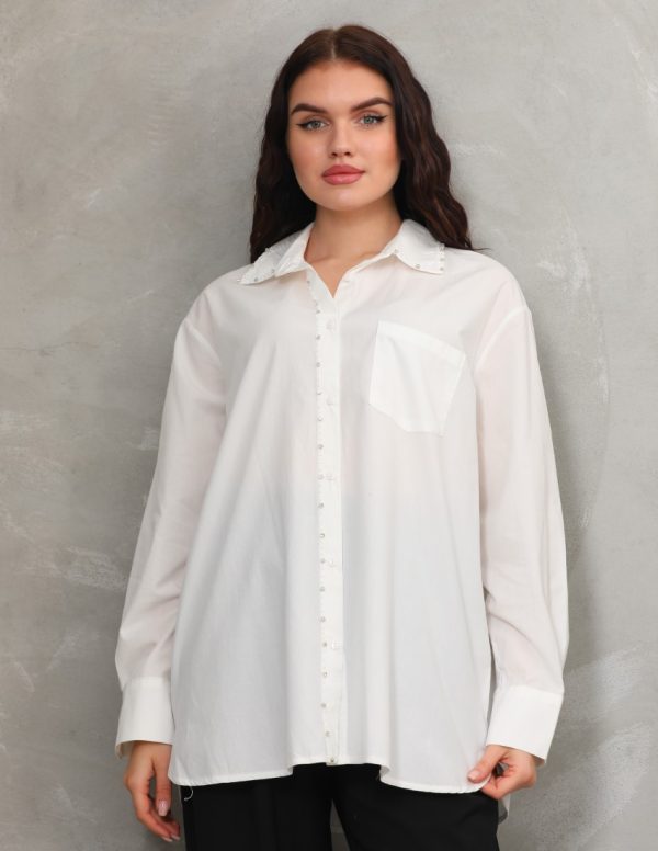 El İş Detaylı Gömlek