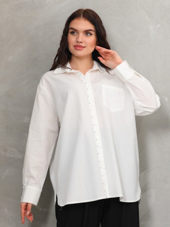 El İş Detaylı Gömlek