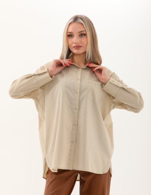 El İş Detaylı Gömlek