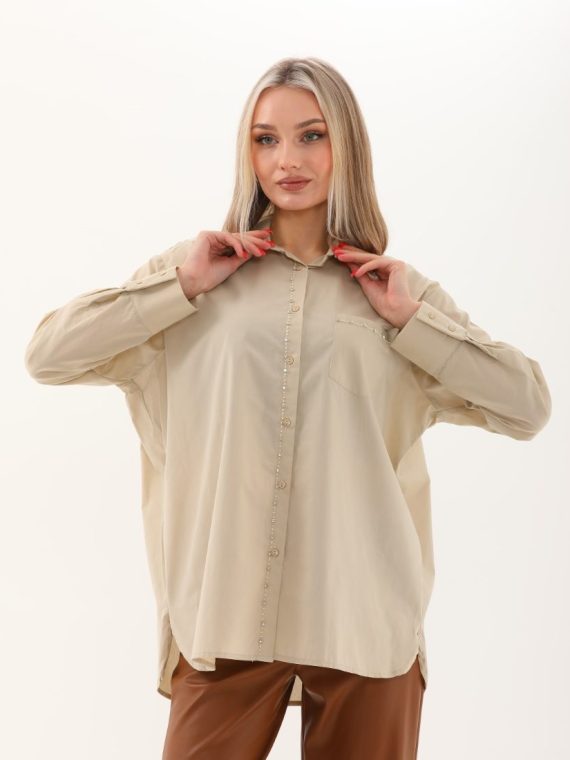 El İş Detaylı Gömlek