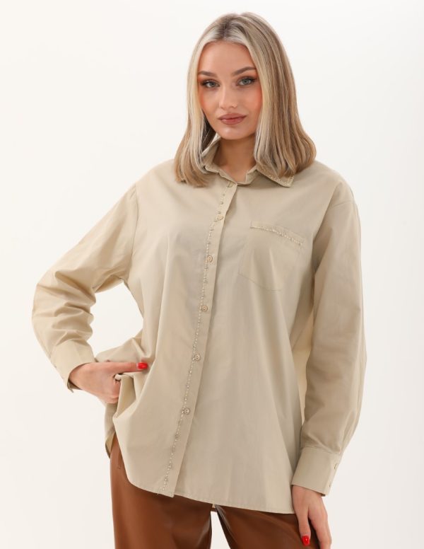 El İş Detaylı Gömlek