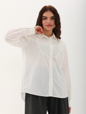 İnci Detaylı Gömlek