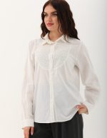 İnci Detaylı Gömlek