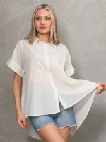 Kalp Nakış Detaylı Gömlek