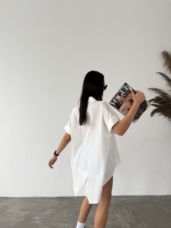 Kalp Nakış Detaylı Gömlek