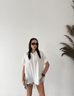 Kalp Nakış Detaylı Gömlek