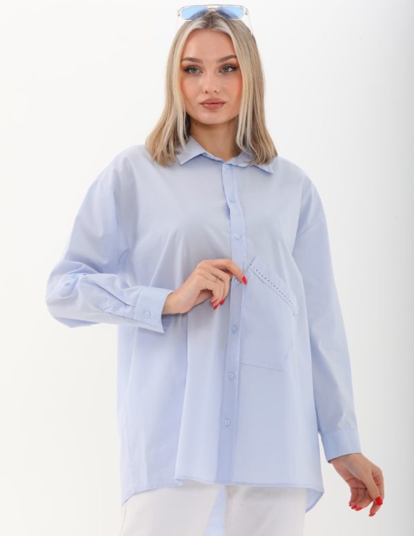 Punto Dikiş Detaylı Gömlek