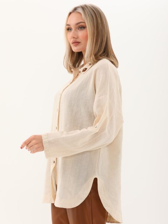 Taş İşleme Detaylı Gömlek