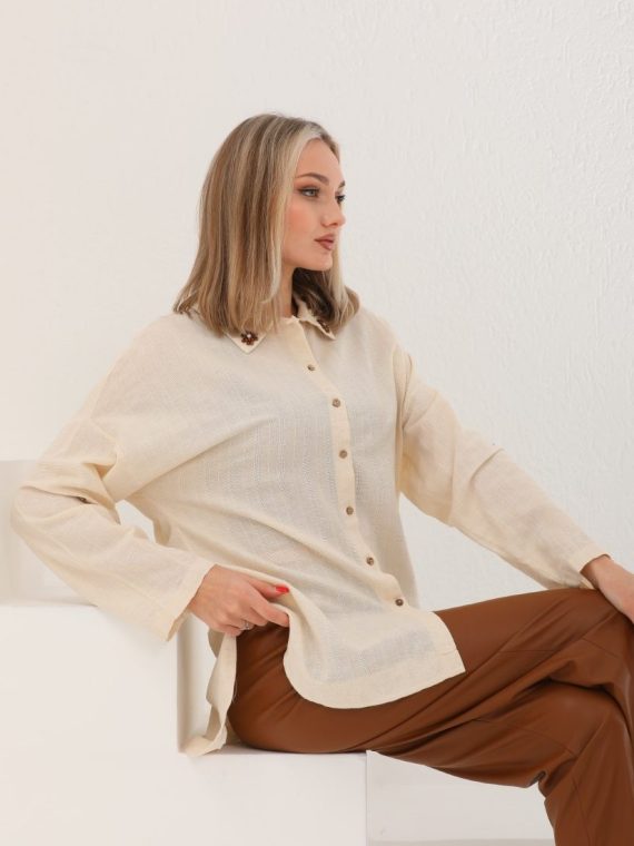 Taş İşleme Detaylı Gömlek