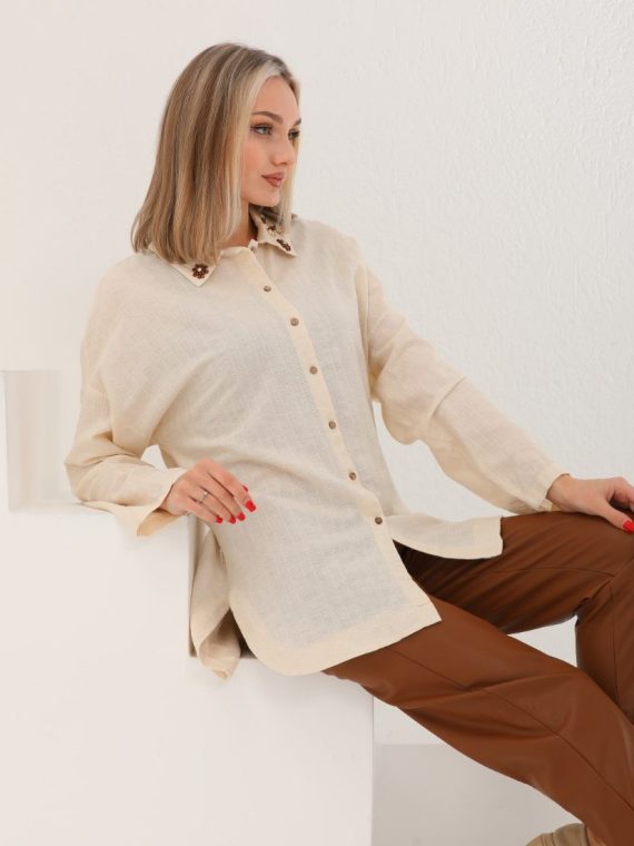 Taş İşleme Detaylı Gömlek