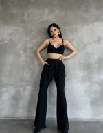 Beli Lastikli Kumaş Pantolon