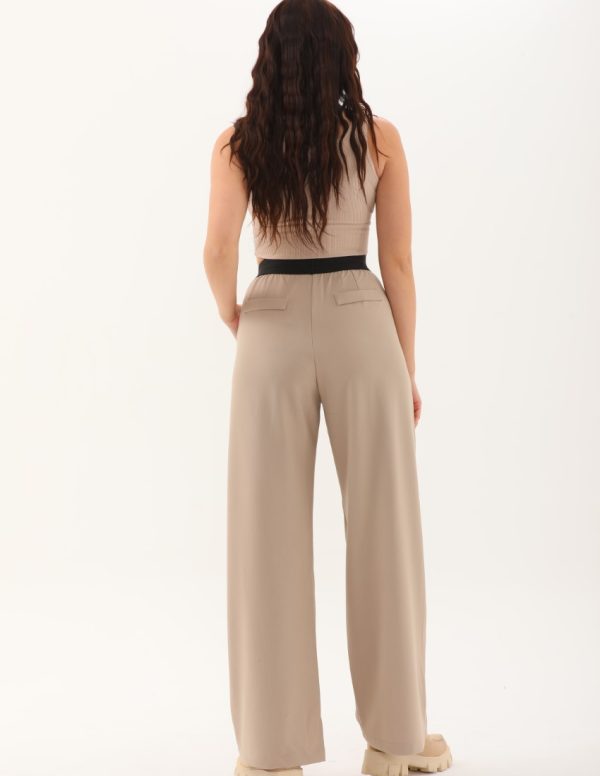 Beli Lastikli Kumaş Pantolon