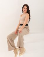 Beli Lastikli Kumaş Pantolon