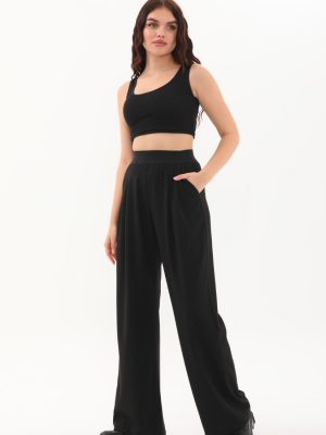 Beli Lastikli Kumaş Pantolon (33)