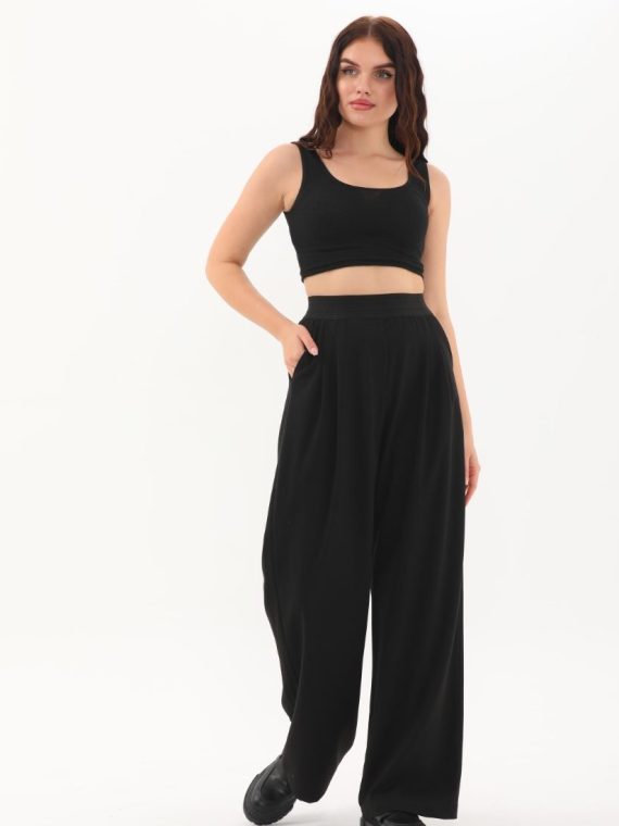 Beli Lastikli Kumaş Pantolon