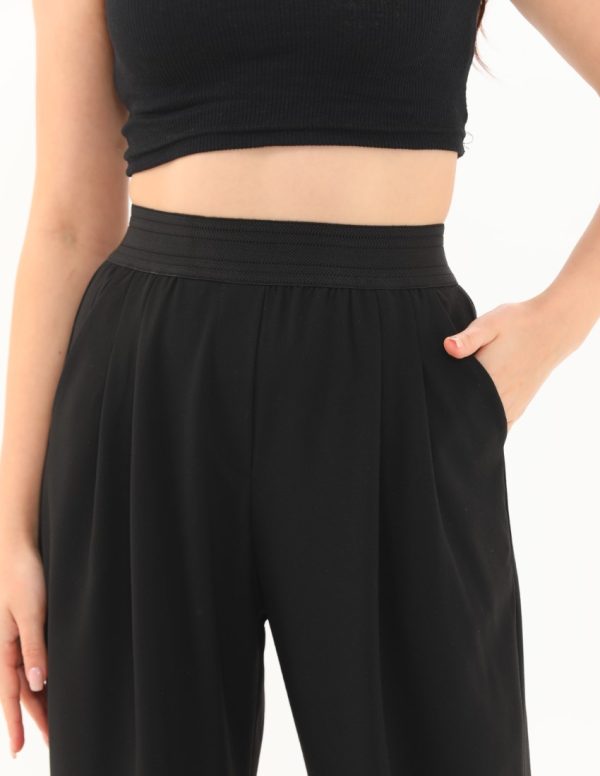 Beli Lastikli Kumaş Pantolon