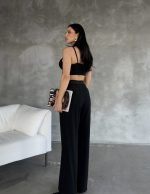 Beli Lastikli Kumaş Pantolon