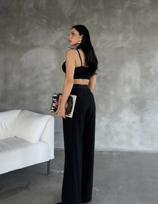 Beli Lastikli Kumaş Pantolon