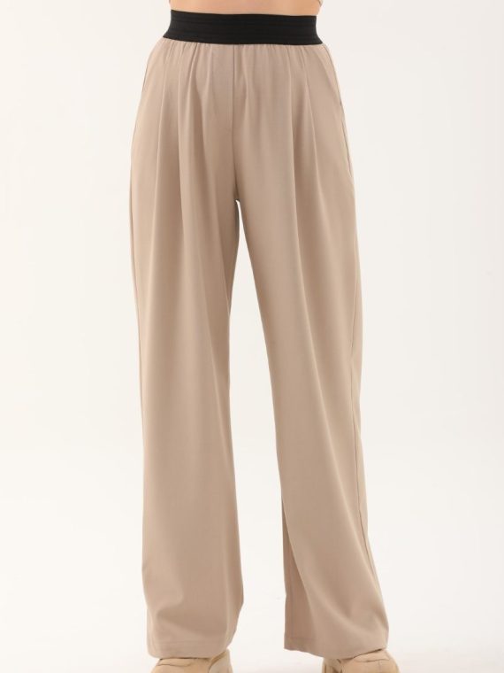 Beli Lastikli Kumaş Pantolon