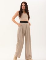 Beli Lastikli Kumaş Pantolon