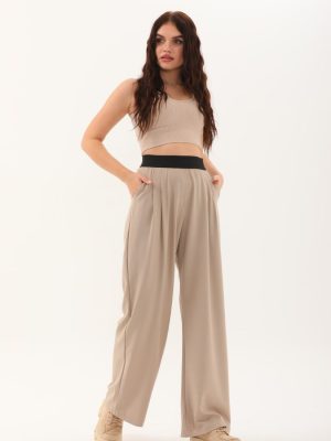 Beli Lastikli Kumaş Pantolon