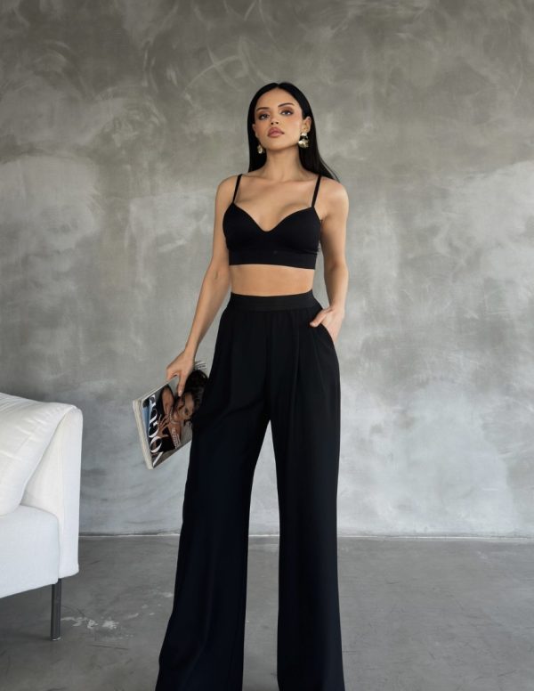 Beli Lastikli Kumaş Pantolon