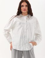 Çizgi Varak Desenli Gömlek