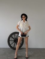 Dantel Cepli Gömlek