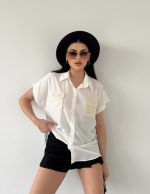 Dantel Cepli Gömlek