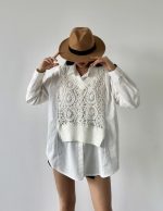 Dantel Detaylı Gömlek