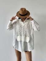 Dantel Detaylı Gömlek