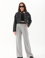 Dizili Taş Detaylı Ceket