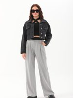 Dizili Taş Detaylı Ceket