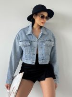 Dizili Taş Detaylı Ceket