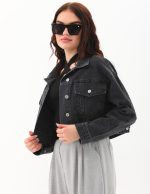 Dizili Taş Detaylı Ceket