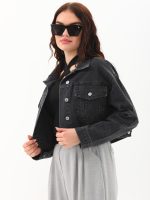 Dizili Taş Detaylı Ceket