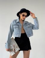 Dizili Taş Detaylı Ceket