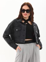 Dizili Taş Detaylı Ceket