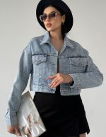 Dizili Taş Detaylı Ceket