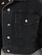 Dizili Taş Detaylı Ceket